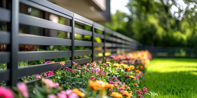 Stalowe ogrodzenie z Polski