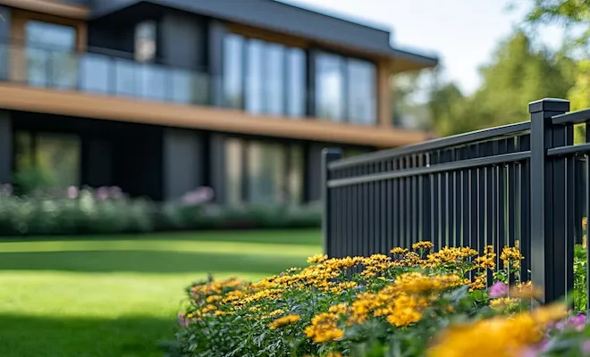 Alu Sichtschutzzaun aus Polen