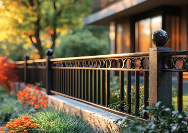 Metalzaune aus Polen