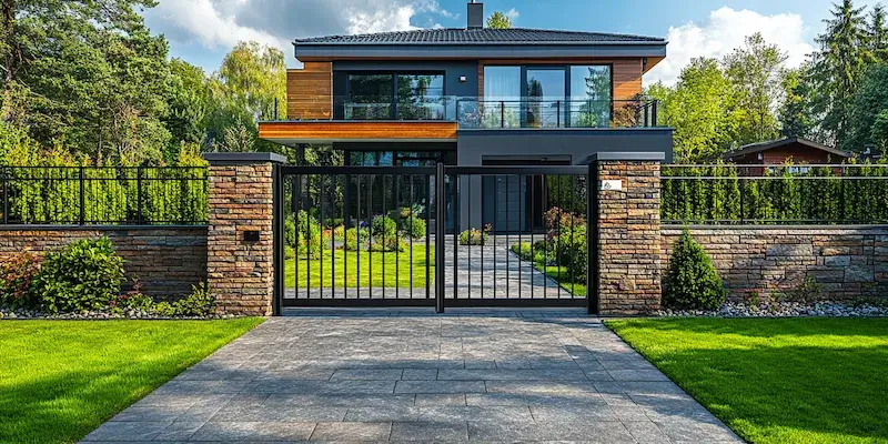 Sichtschutzzäune aus Polen mit Montage