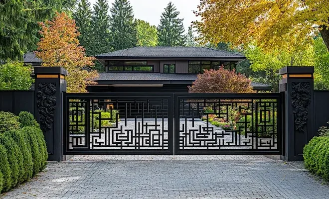 Sichtschutzzaun Polen mit Montage