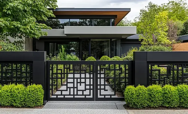 Gartenzaun aus Polen