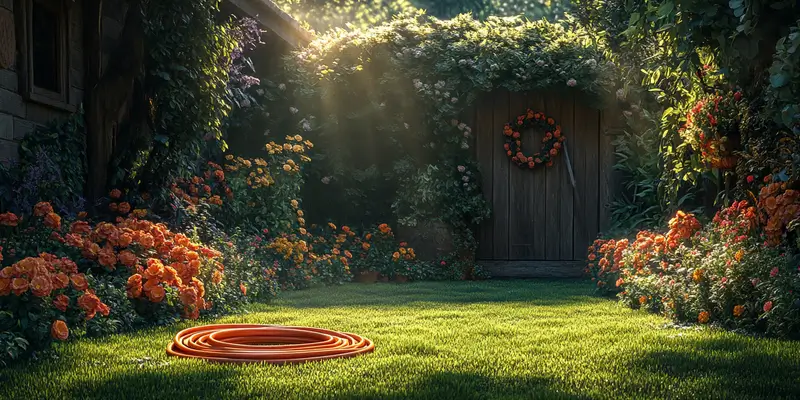 Jak zrobić wieszak na wąż ogrodowy?