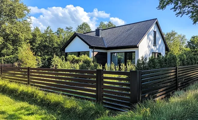 Metallzaun aus Polen